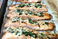 Crispy Parmesan Herb Salmon