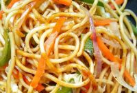 Delicious Vegan Vegetable Chow Mein