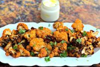 Crispy Air Fryer Buffalo Cauliflower