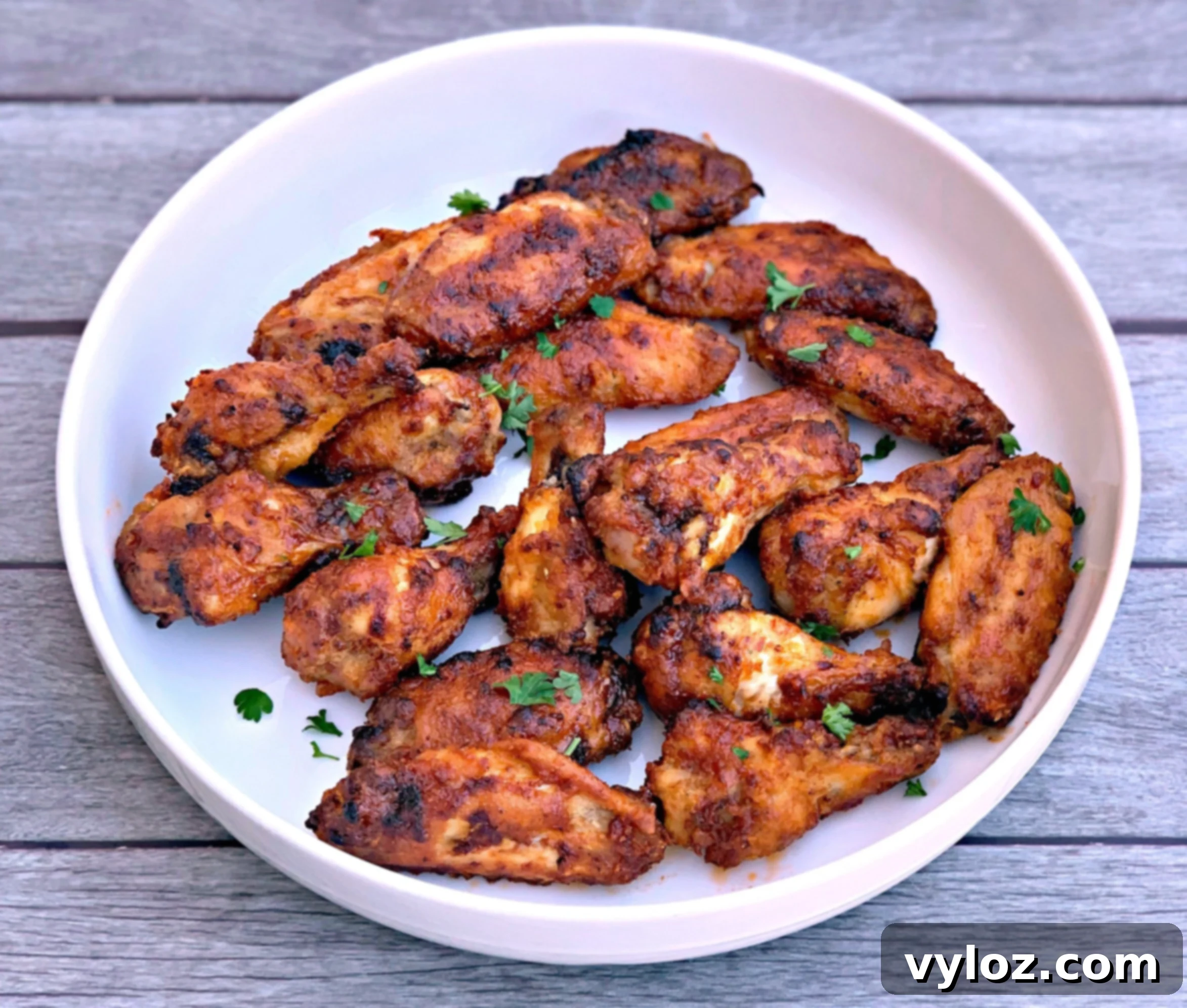 No-Fuss Sticky Honey BBQ Wings 1 featured 11703