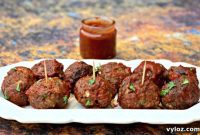 Air Fryer BBQ Beef Meatballs