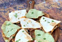 Crispy Air Fryer Chicken Quesadillas