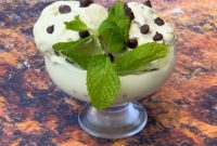 Keto Mint Chocolate Mason Jar Ice Cream