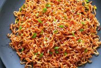 Lightning-Fast Sesame Garlic Ramen