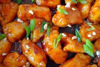 Sriracha Honey Glazed Chicken