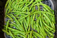 Crispy Air Fryer Garlic Green Beans