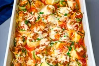 Quick Zucchini Lasagna Pinwheels