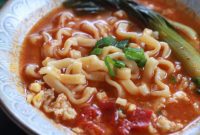 Quick Homemade Tomato Ramen
