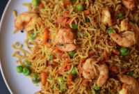 Golden Shrimp Curry Fried Rice