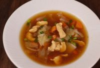 Zippy Asian Chicken Cabbage Soup