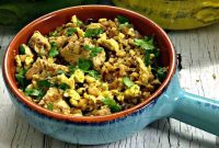 Keto Chicken Cauliflower Fried Rice