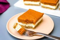 Dreamy No-Bake Pumpkin Spice Cheesecake Bars