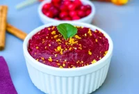 Orange Liqueur Cranberry Compote