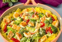Effortless Spaghetti Squash Alfredo