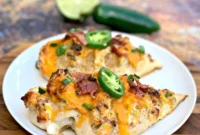 Creamy Jalapeno Stuffed Chicken Breast