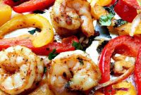 Effortless 20-Minute Low-Carb Sheet Pan Shrimp Fajitas