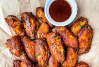 Sweet and Sticky Chicken Wings