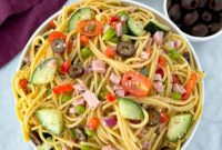 Zesty Italian Spaghetti Salad