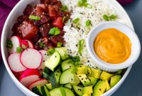 Hawaiian Tuna Poke Bowls