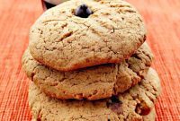 Healthy Peanut Butter Dark Chocolate Chip Protein Cookies Dairy and Gluten Free