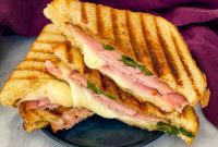 Leftover Ham & Cheese Panini Upgrade