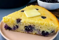 Sweet and Tangy Blueberry Cornbread