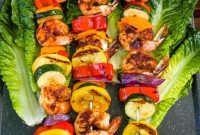 No Fuss Grilled Shrimp Skewers