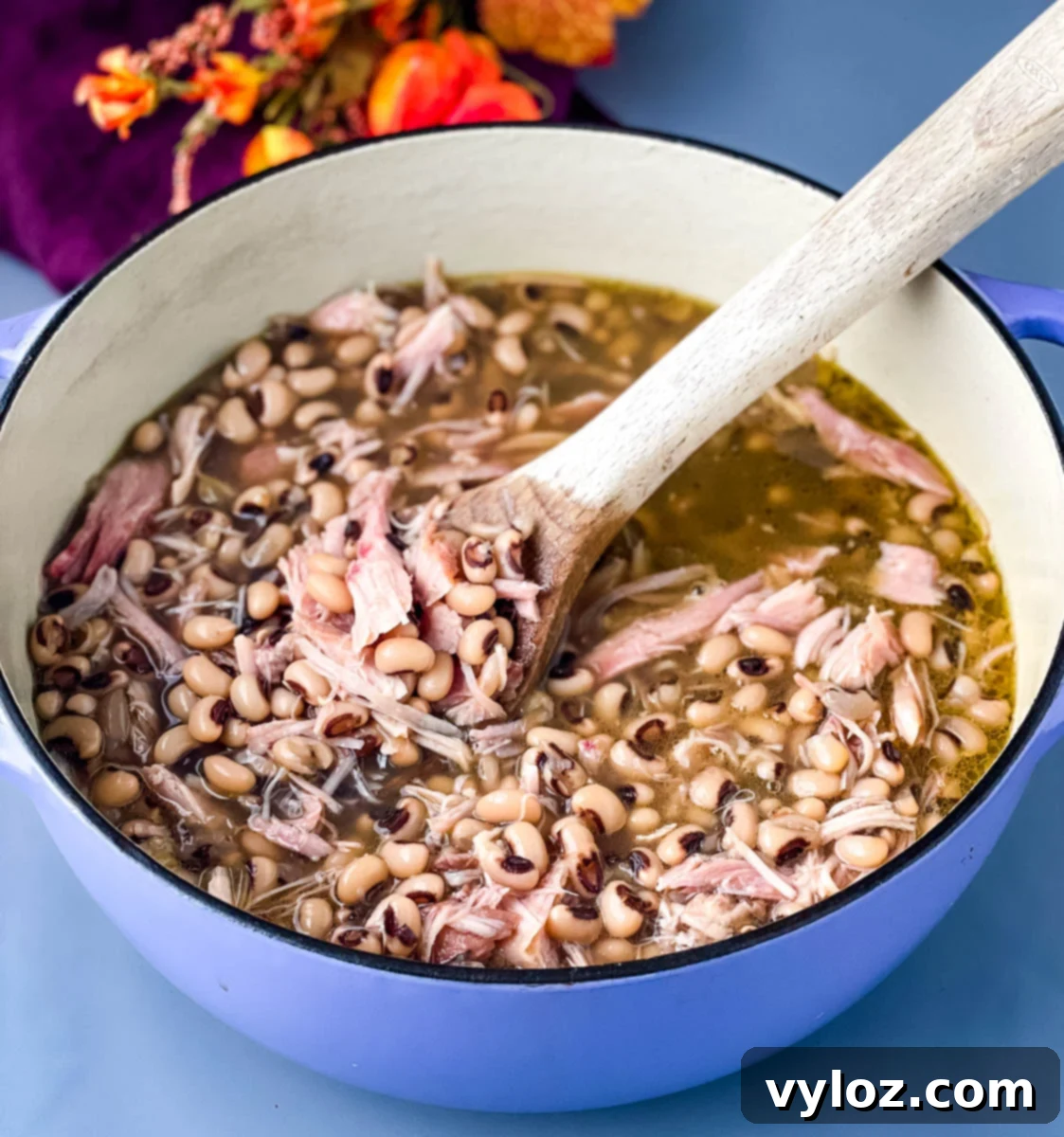 Classic Southern Black Eyed Peas and Smoked Turkey 1 featured 33386