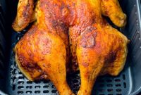 Crispy Air Fryer Spatchcock Chicken