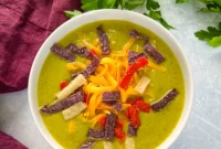 Velvety Roasted Poblano Soup