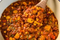 Hearty Butternut Squash Chili with Your Choice of Meat