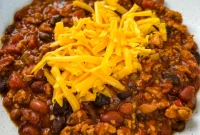 Hearty Ground Chicken Chili