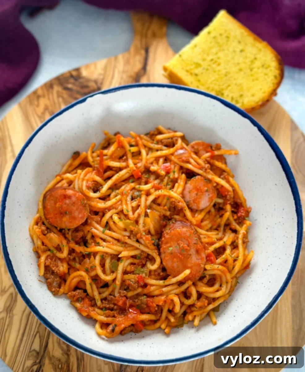 Ultimate Italian Sausage Spaghetti 1 featured 45023