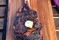 Traeger Smoked Tomahawk Steak