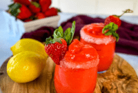 Icy Strawberry Lemonade