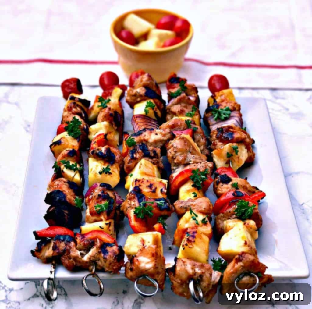 Aloha Grilled Chicken and Pineapple Skewers 1 featured 4929