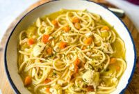 Quick Comfort Rotisserie Chicken Noodle Soup