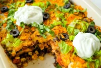 Loaded Taco Beef Bake