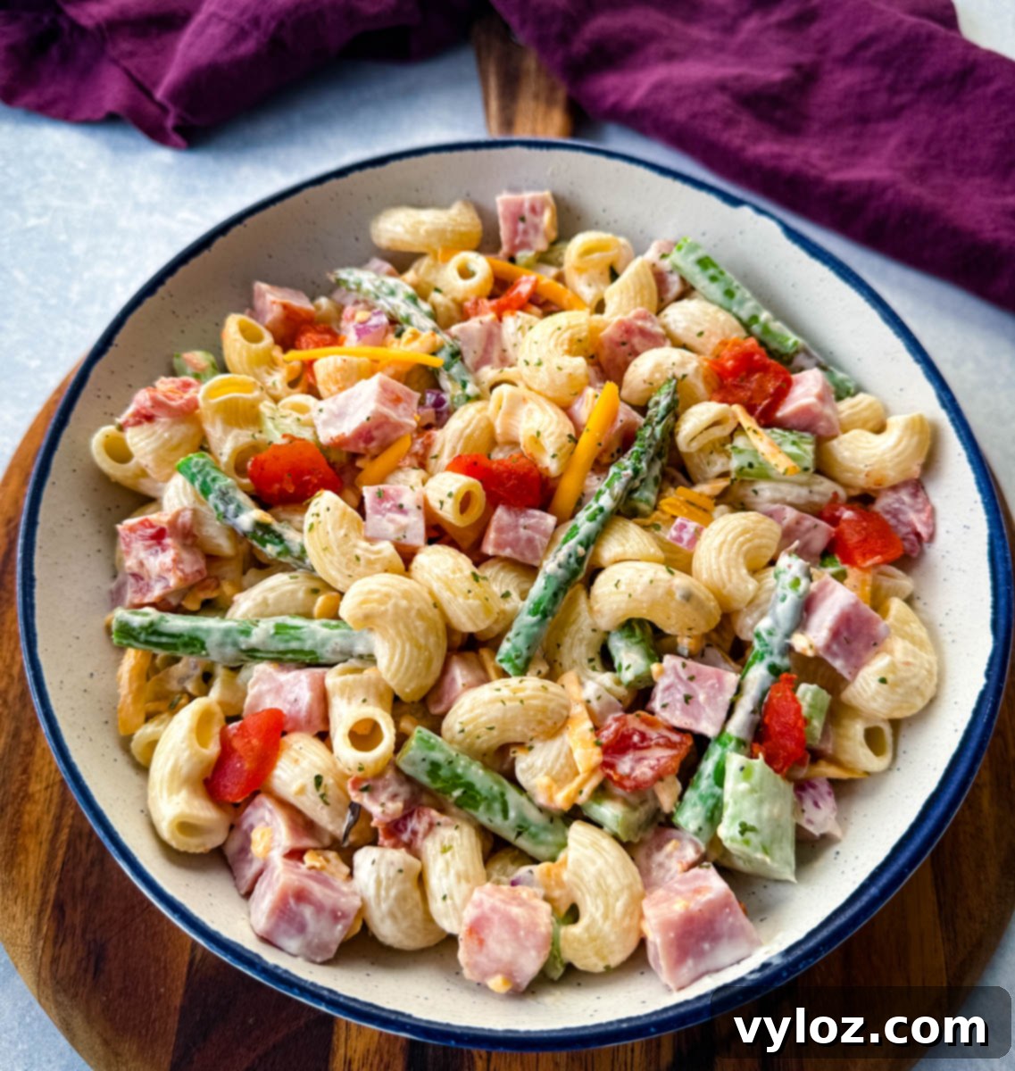 Classic Ham Pasta Salad 1 featured 53732