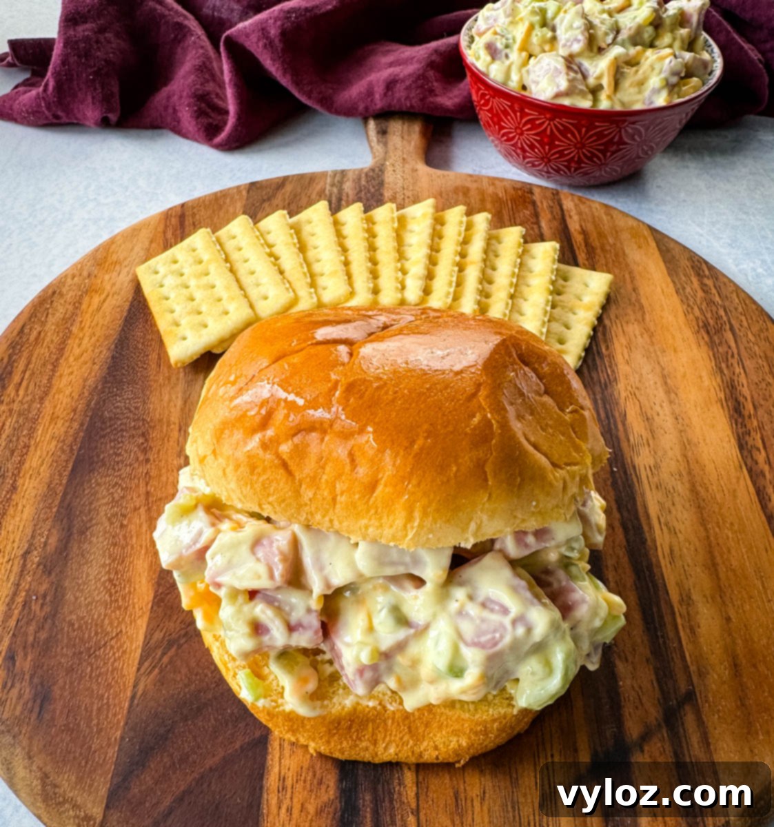 Classic Creamy Ham Salad 1 featured 54381