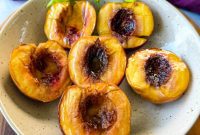 Sweet Smoked Peaches
