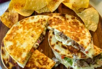 Philly Cheesesteak Quesadilla Fusion