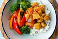 Sweet Heat Honey Chicken Bowls