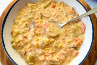 Velvety Salmon and Sweet Corn Chowder