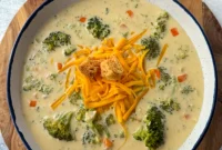 Velvety Broccoli Cheddar Soup