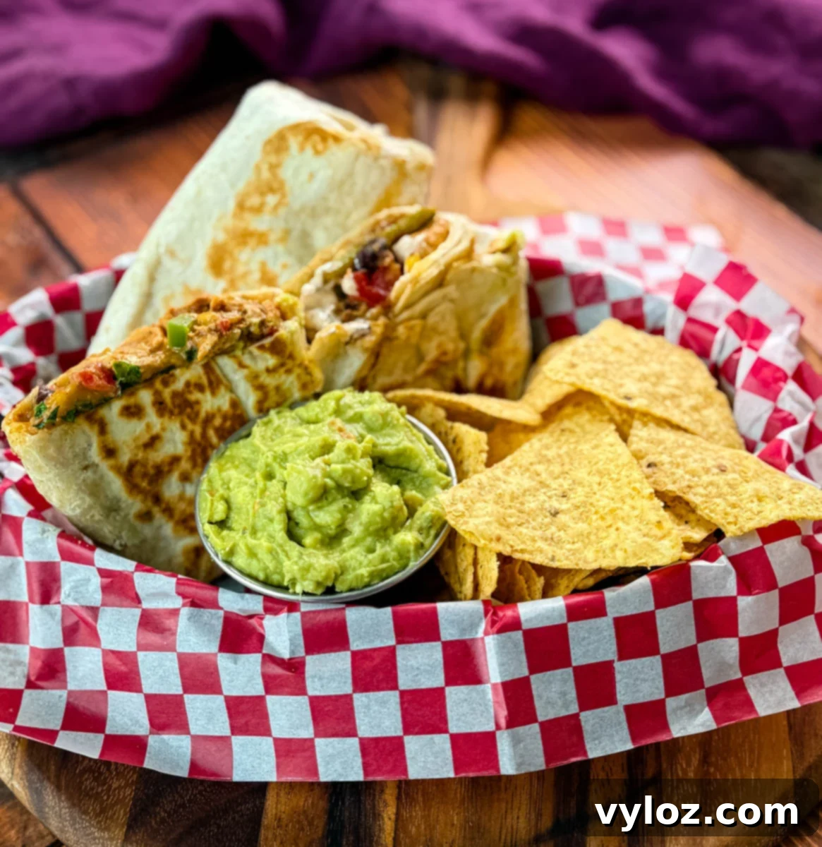 Ultimate Creamy Protein Chicken Burrito 1 featured 62237