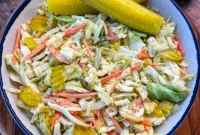 Pickle Lovers’ Dream Coleslaw