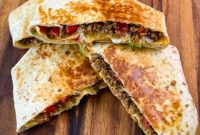 Supreme Crispy Cheesy Ground Beef Quesadillas