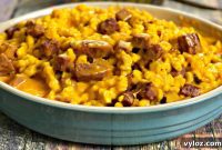Instant Pot Creamy Cheesy Corn Bake with Ham