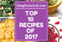 2017’s 10 Most Loved Stay Snatched Recipes
